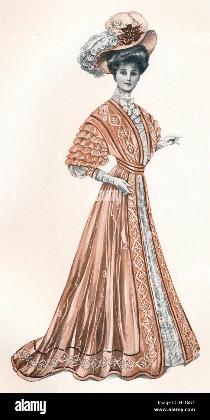 'Un catalogo illustrativo di un Edwardian lady', C1908. Artista: Andre & Sleigh. Foto Stock