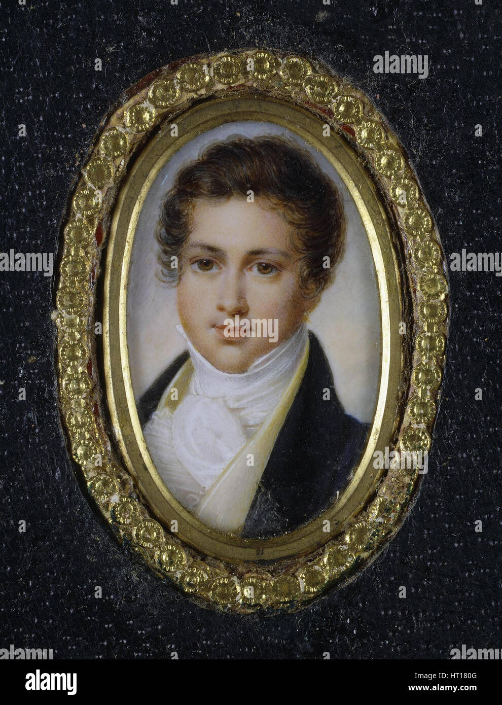Ritratto del principe Grigory Petrovich Volkonsky (1776-1852), 1820s. Artista: Anonimo Foto Stock