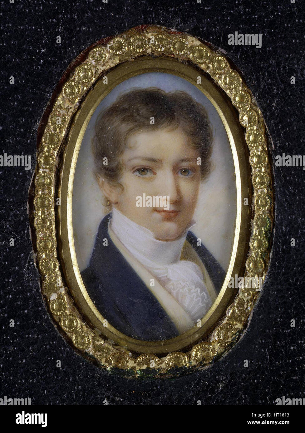 Ritratto del principe Dmitry Petrovich Volkonsky (1805-1859), primo quarto del XIX secolo. Artista: Anonimo Foto Stock