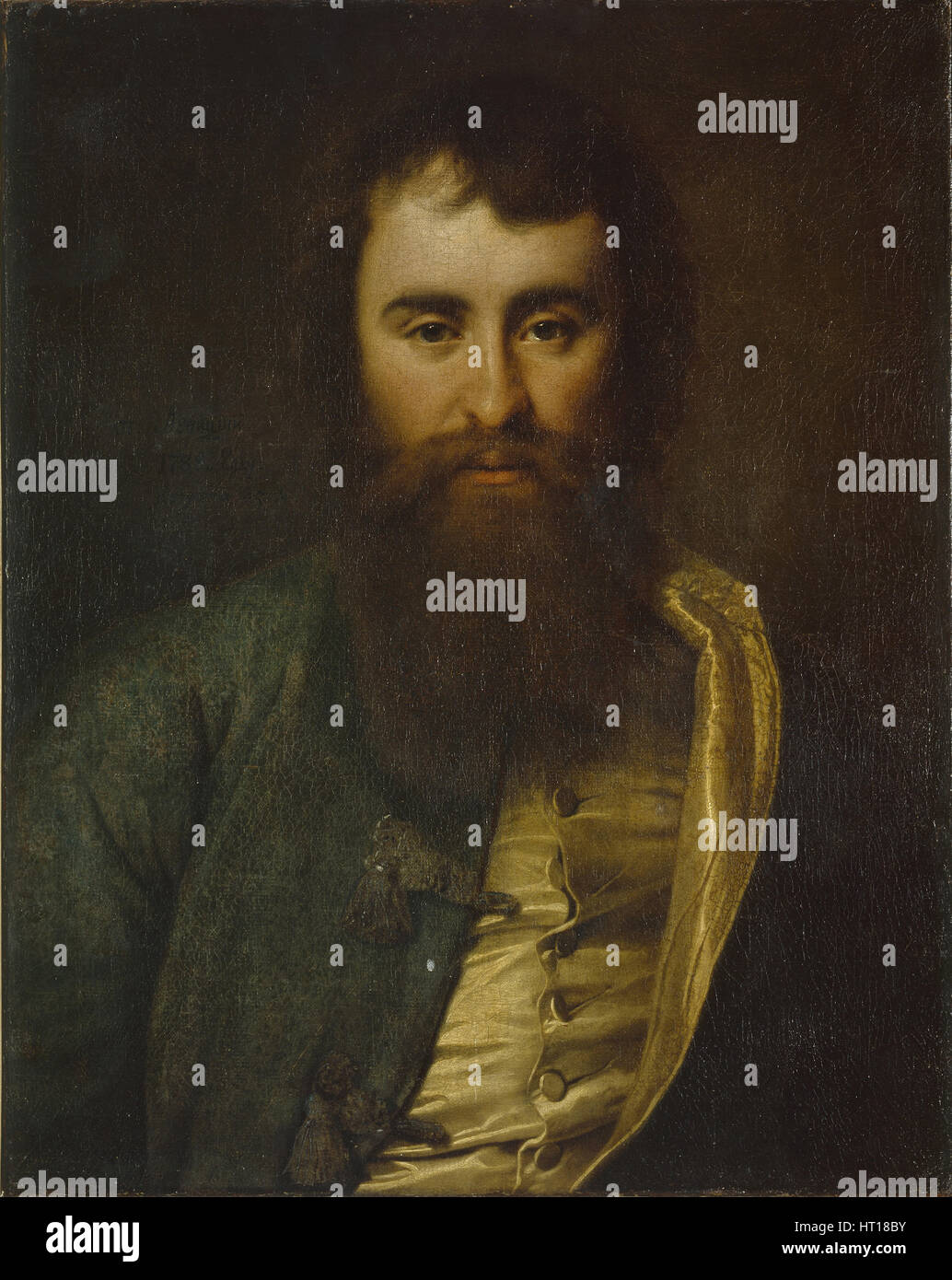 Ritratto di Andrei Ivanovich Borisov, 1788. Artista: Levitsky, Dmitri Grigorievich (1735-1822) Foto Stock