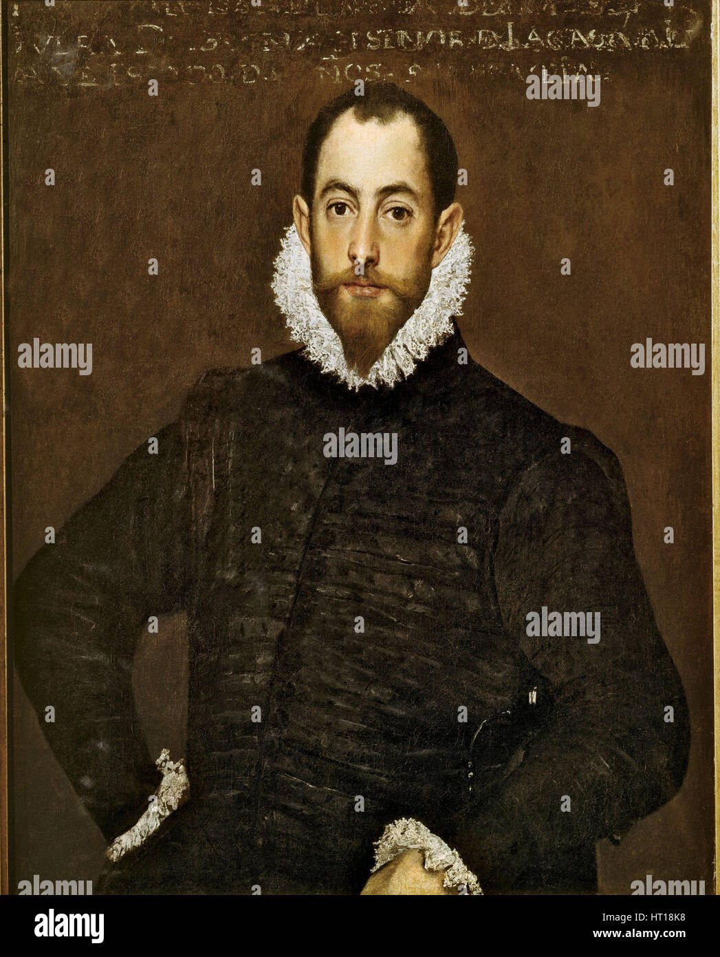 Don Alonso Martínez de Leyva, 1580. Artista: El Greco, Dominico (1541-1614) Foto Stock