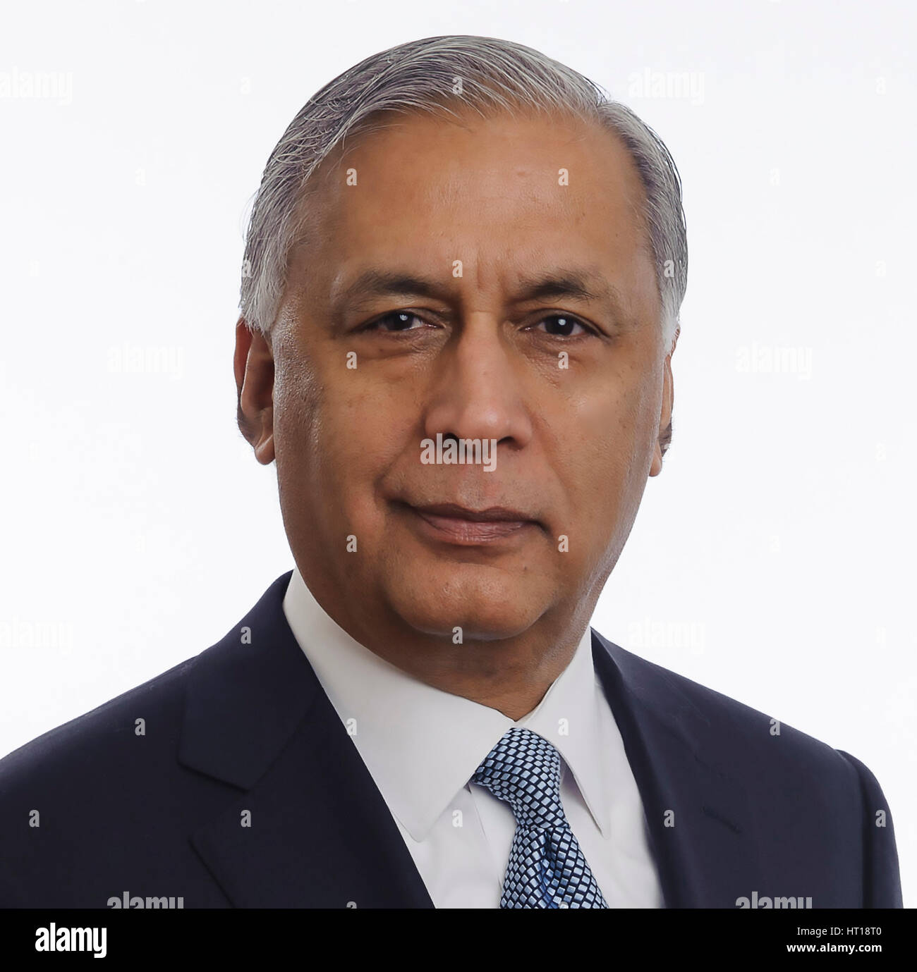 SHAUKAT AZIZ economista pakistano nel 2013 Foto Stock