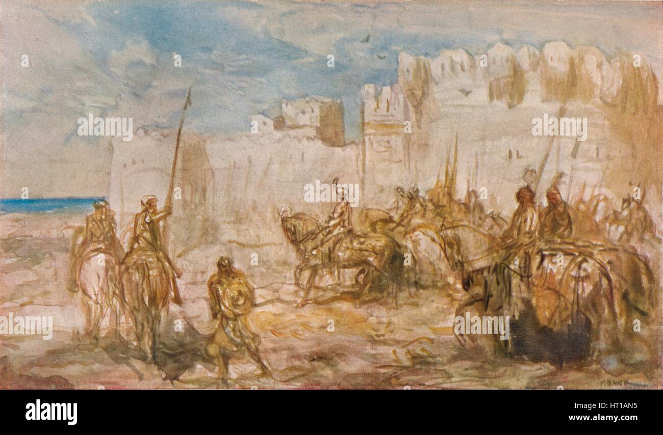 "Cavalleria', C1910. Artista: Marius Bauer. Foto Stock