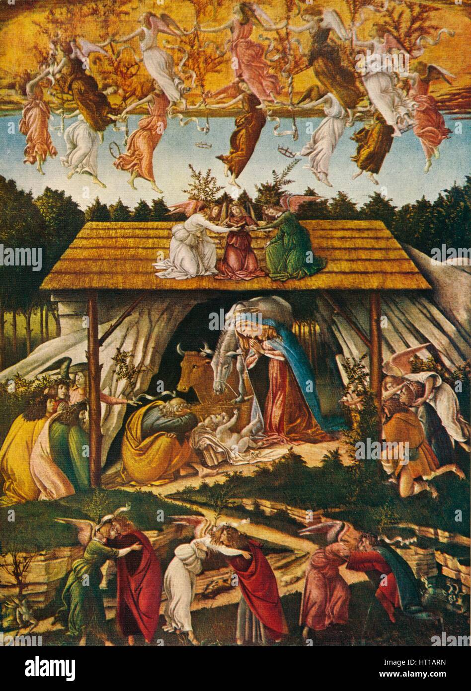 'Mystic natività', 1500, (1909). Artista: Sandro Botticelli. Foto Stock