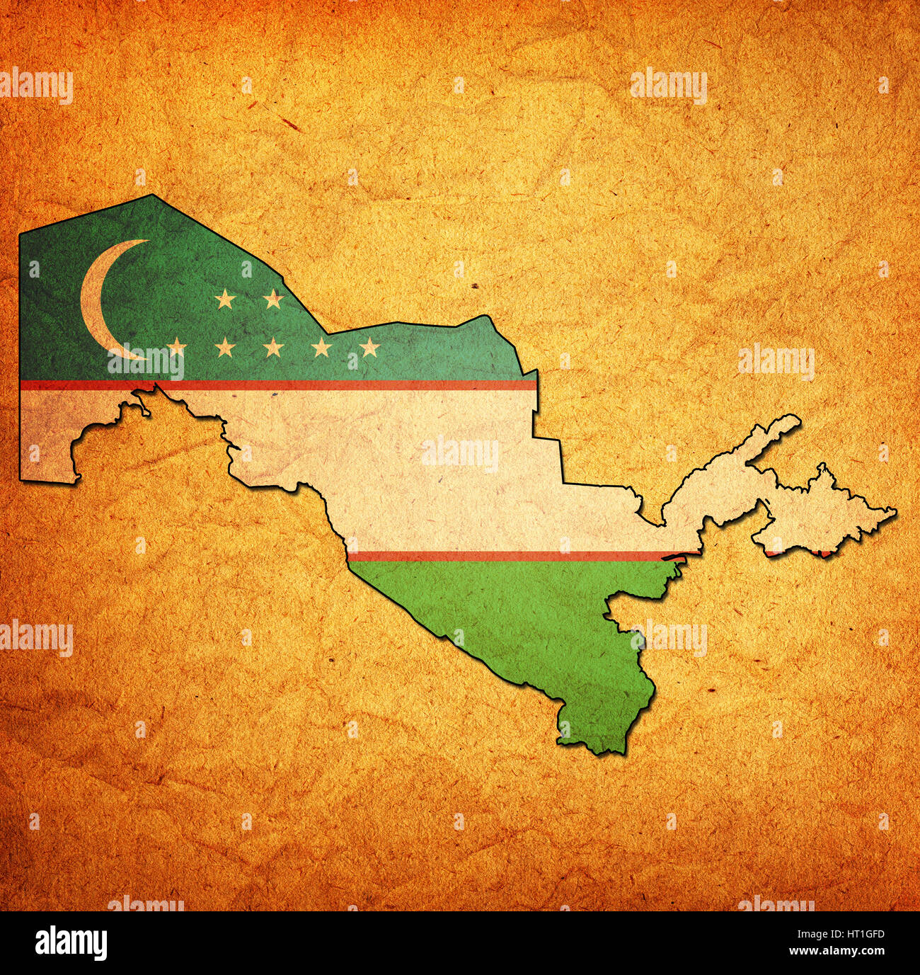 Bottone Della Bandiera Di Uzbekian Di Vettore Bandiera Dell'Uzbekistan