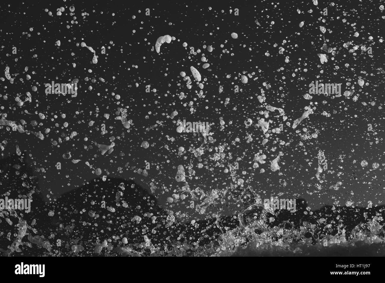 Oceano spruzza Foto Stock