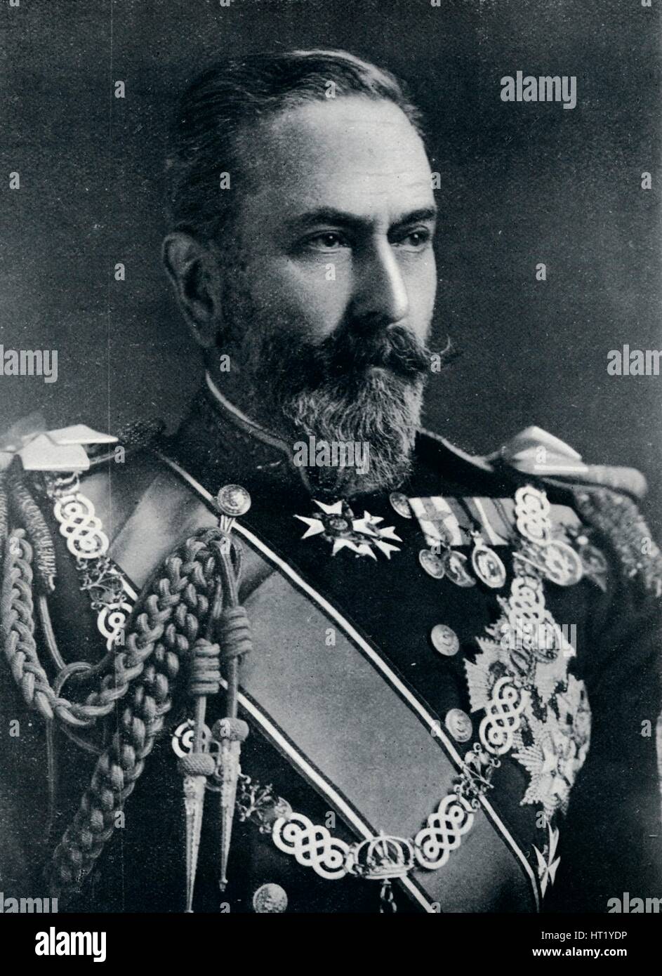 Il principe Luigi di Battenberg, primo signore del mare dell'Ammiragliato, c1914. Artista: sconosciuto Foto Stock