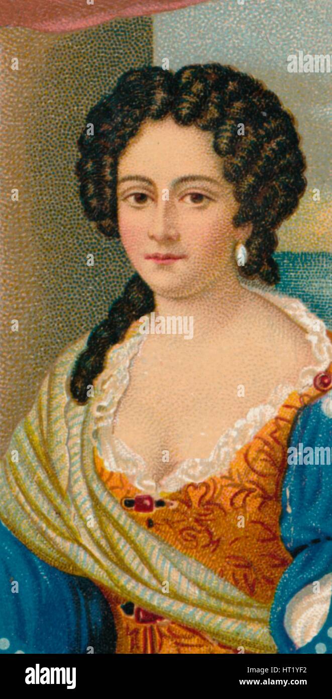 Louise Renee de Penancoet de Kerouaille, duchessa di Portsmouth (1649-1734), 1912. Artista: sconosciuto Foto Stock