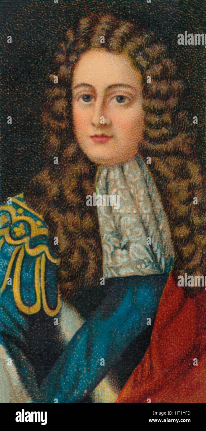 Prince George di Danimarca e Norvegia, il duca di Cumberland (1653-1708), 1912. Artista: Willem Wissing Foto Stock