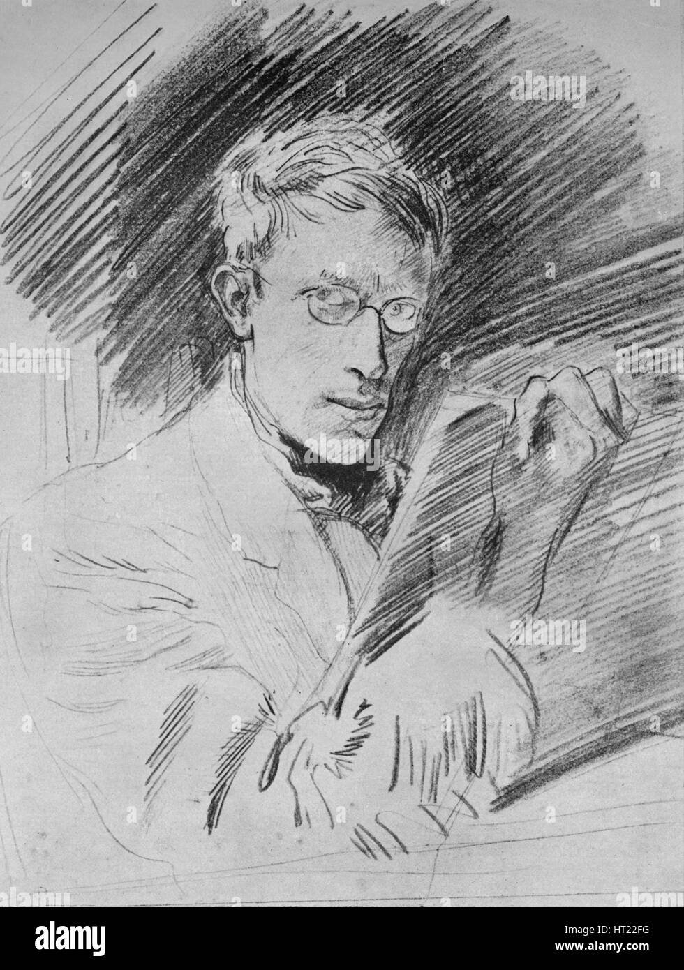 "Ritratto dell'artista', C1912 (1935). Artista: Ambrogio McEvoy. Foto Stock