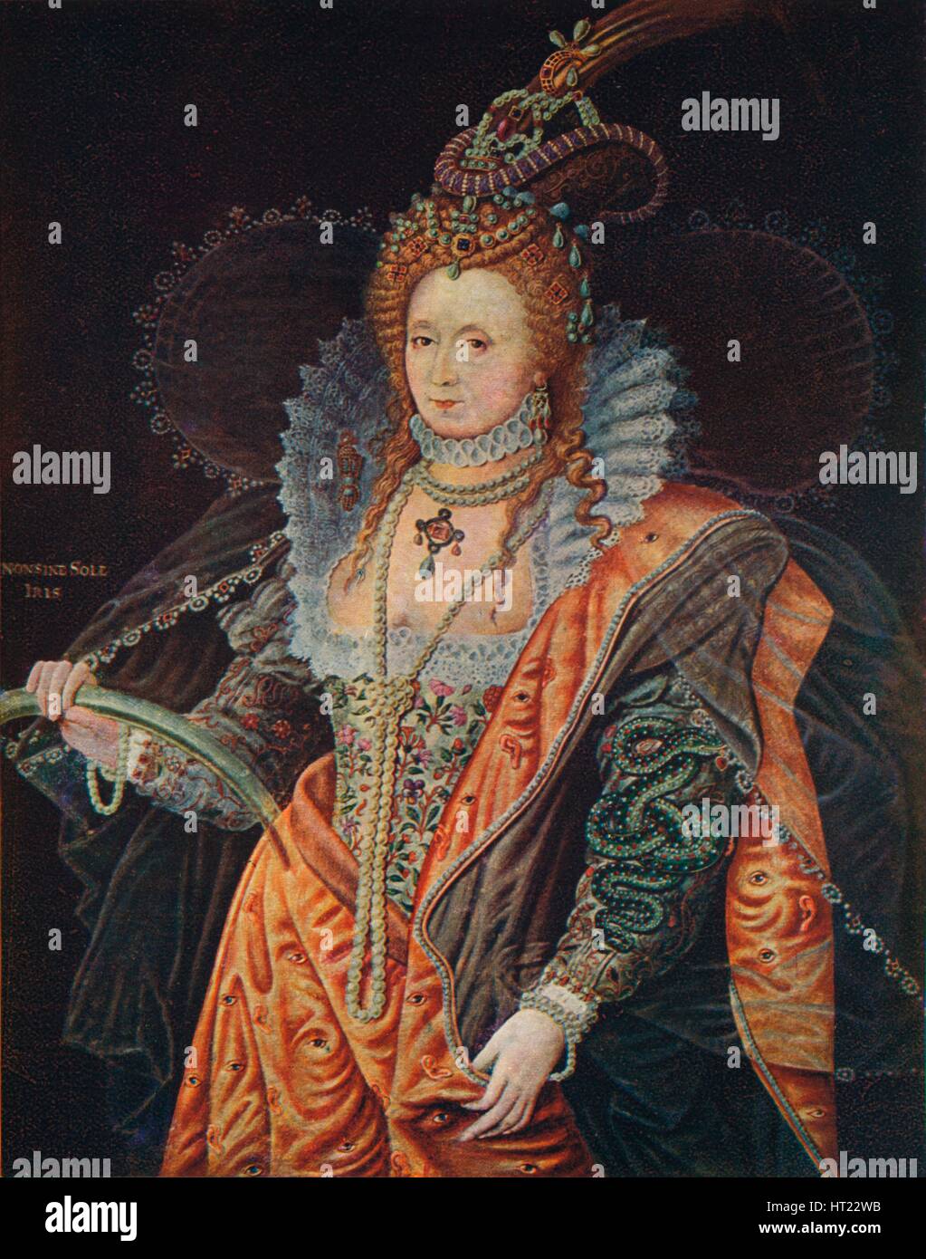 La regina Elisabetta I, XVI secolo (1905). Artista: sconosciuto. Foto Stock
