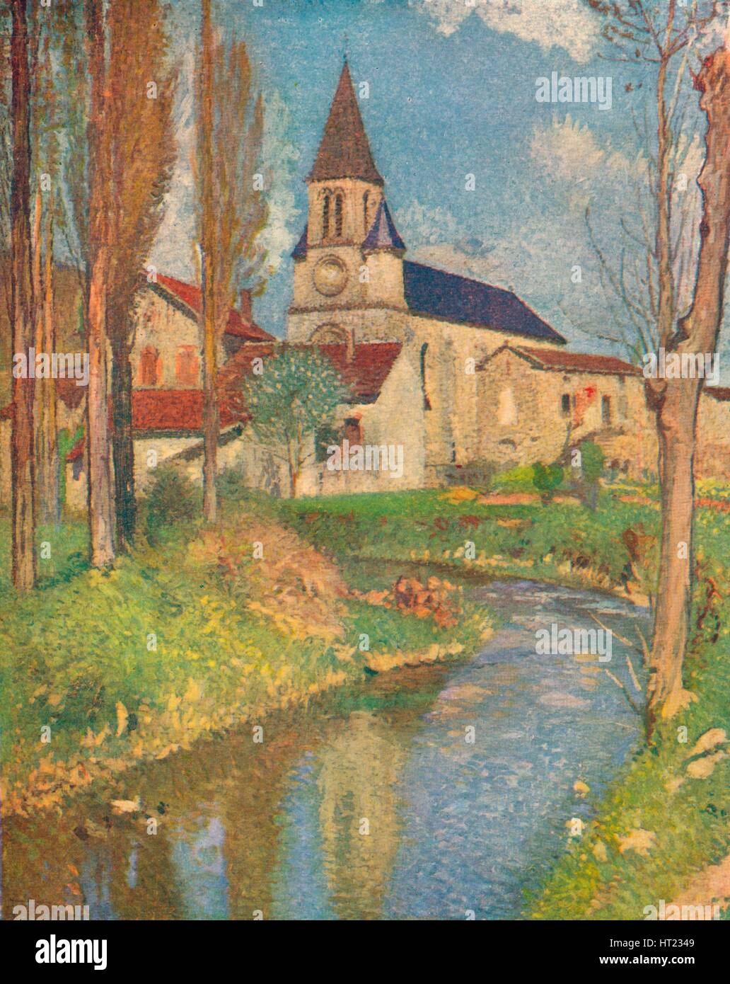 "La chiesa di La Bastide', C1915. Artista: Henri Jean Guillaume Martin. Foto Stock