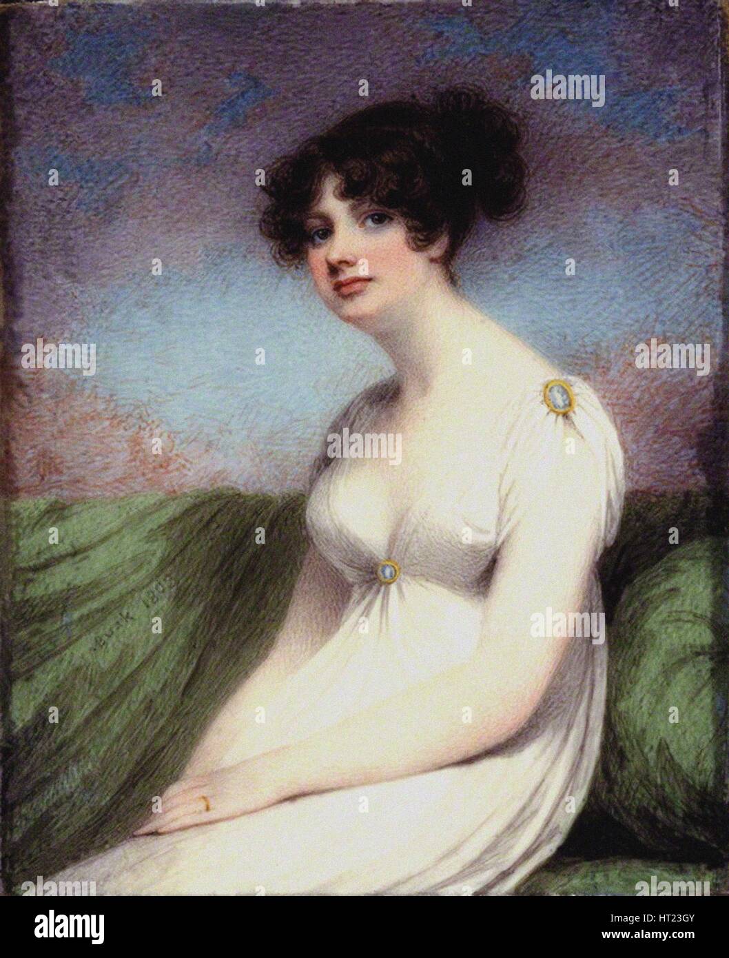 Mary Anne Clarke, née Thompson (1776-1852). Artista: Anonimo Foto Stock