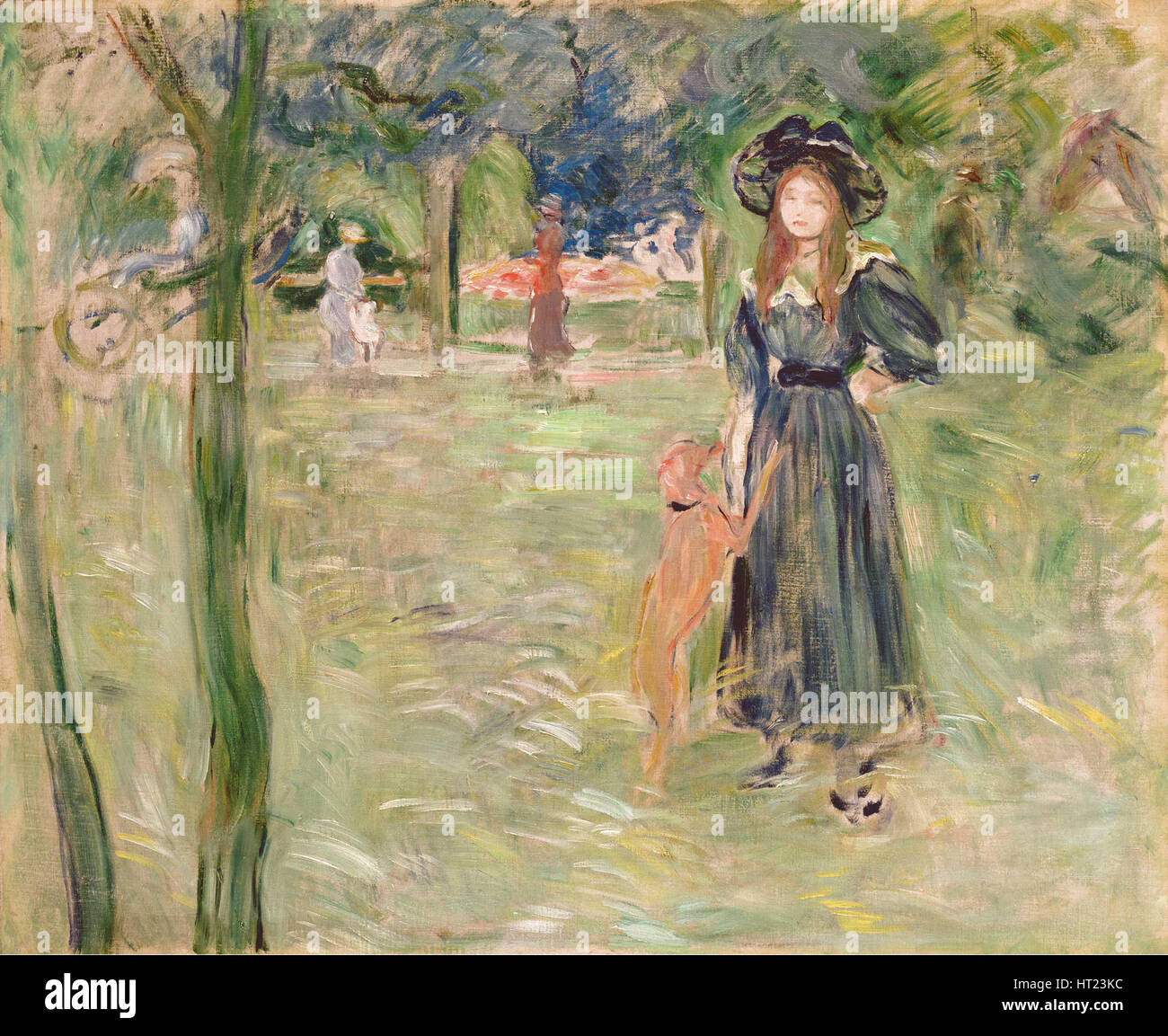 Il Bois de Boulogne, 1893. Artista: Morisot, Berthe (1841-1895) Foto Stock