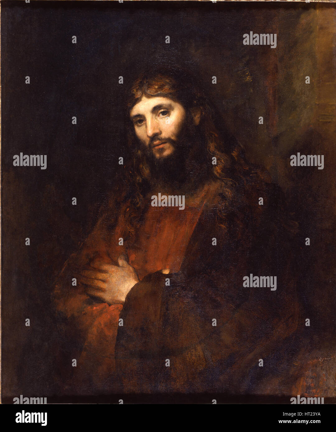 Cristo con le braccia incrociate, 1656-1661. Artista: Rembrandt van Rhijn (1606-1669) Foto Stock