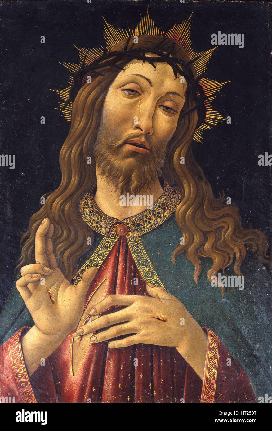 Cristo coronato di spine, c. 1500. Artista: Botticelli, Sandro (1445-1510) Foto Stock