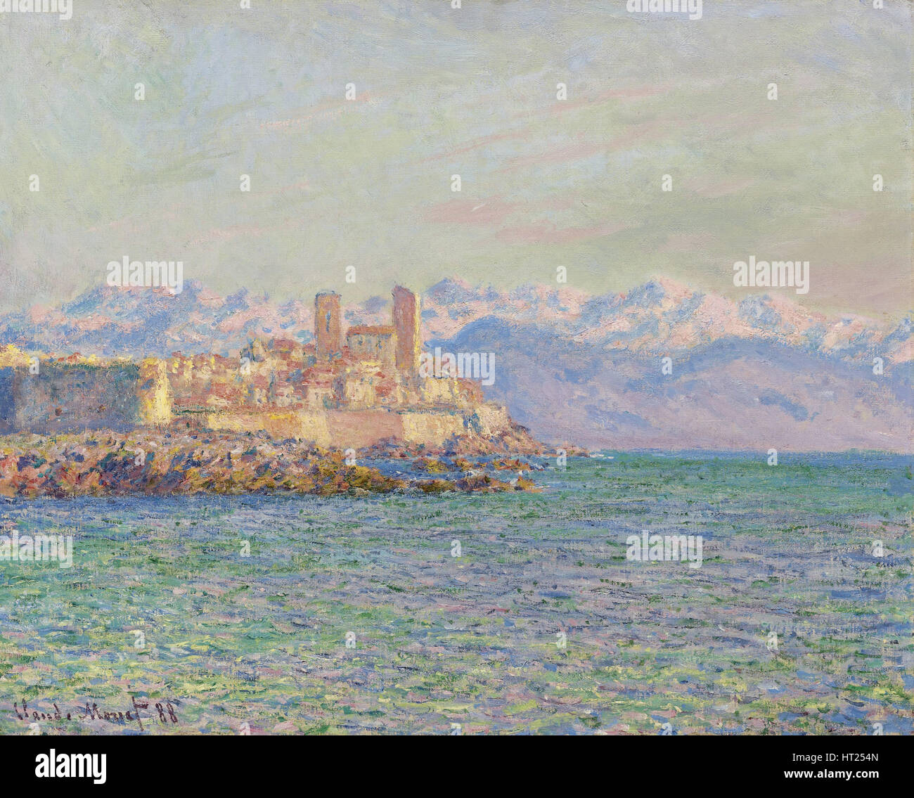 Antibes, Le Fort, 1888. Artista: Monet, Claude (1840-1926) Foto Stock