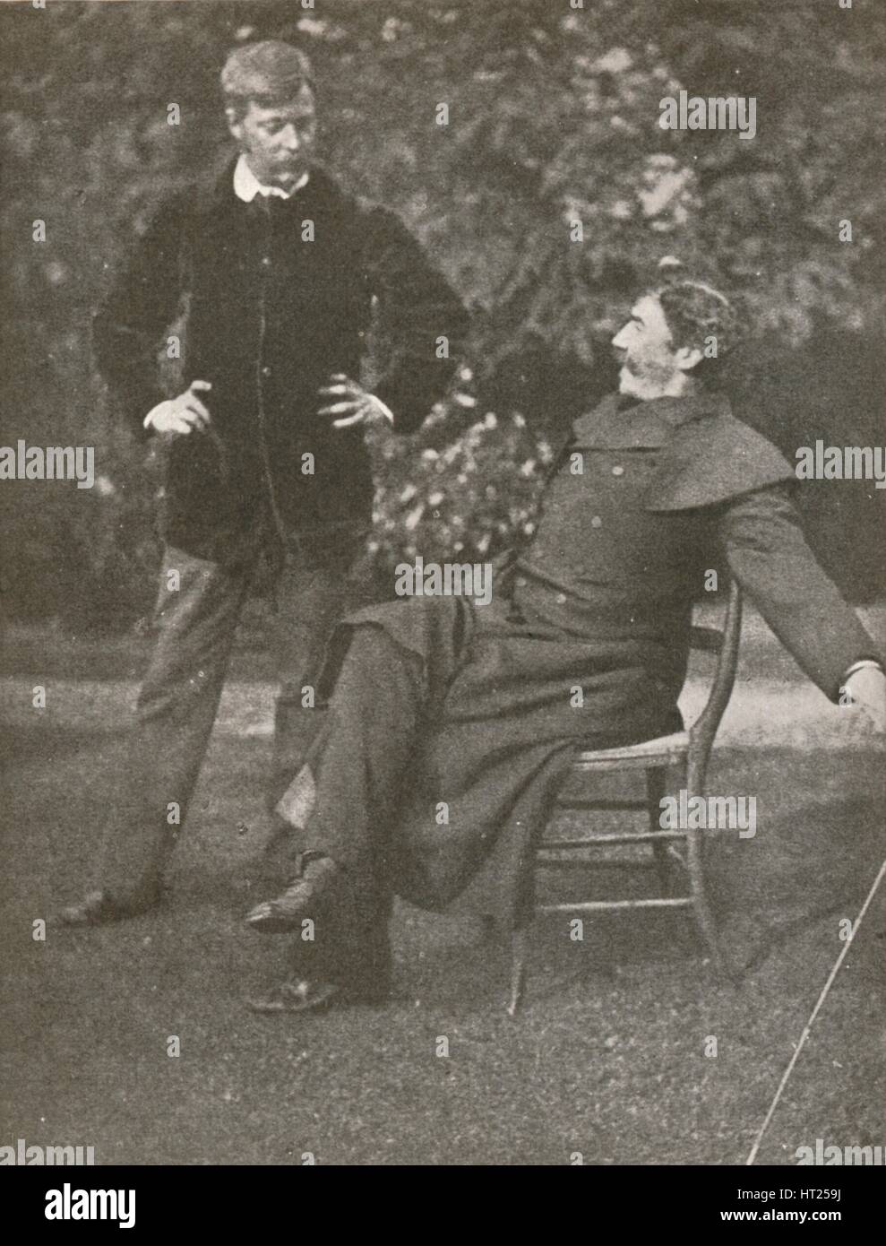 'Whistler e Menpes', c1885, (1904). Artista: sconosciuto. Foto Stock