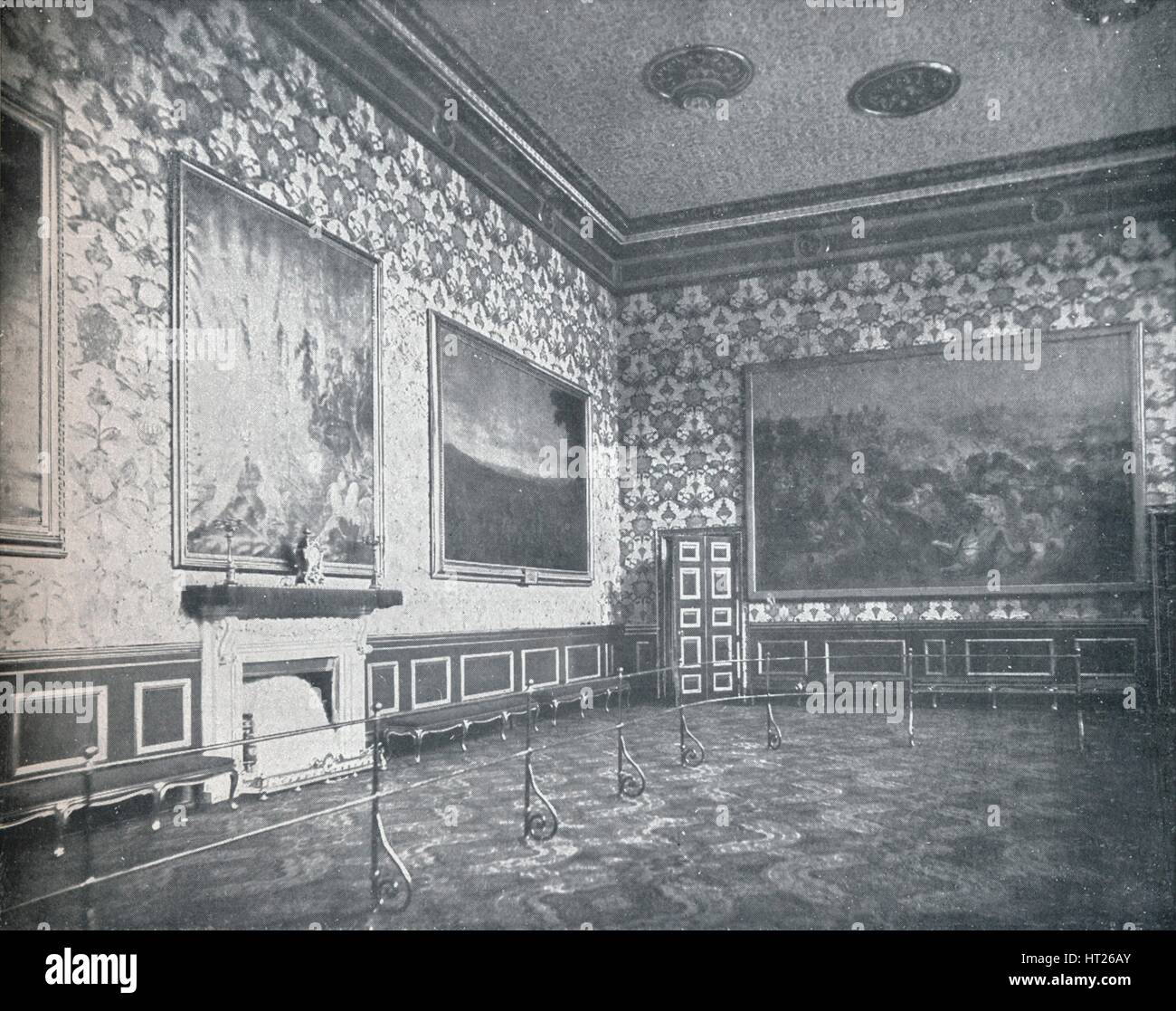 " La sala per banchetti presso il St James Palace', c1899, (1901). Artista: HN Re. Foto Stock
