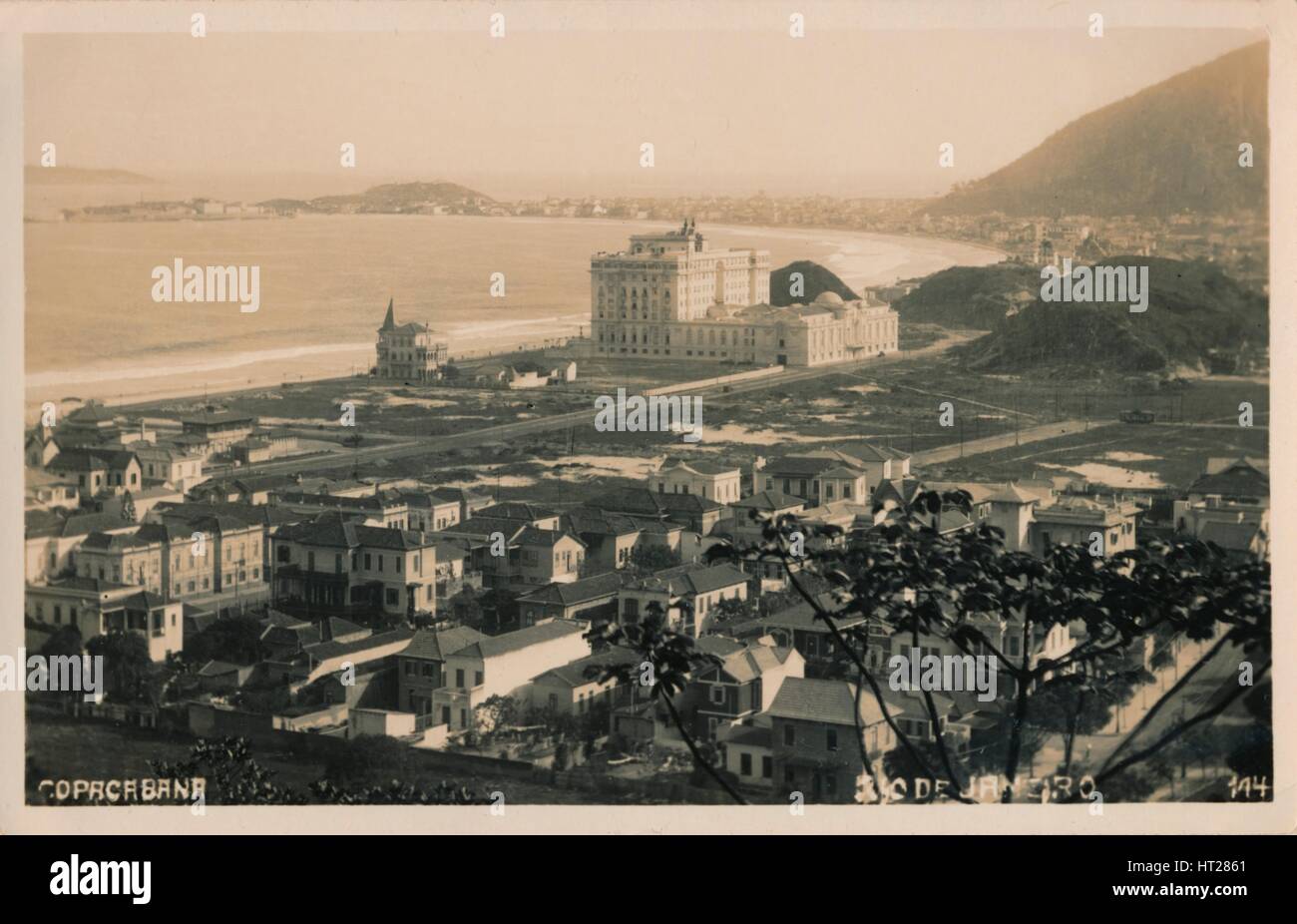 "Copacabana. Rio de Janeiro", c1910. Artista: sconosciuto. Foto Stock