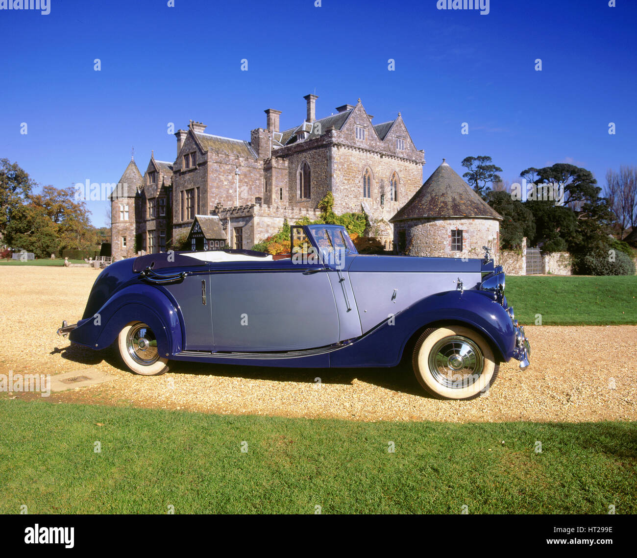 1948 Rolls Royce Silver Wraith con Hooper carrozzerie. Artista: sconosciuto. Foto Stock