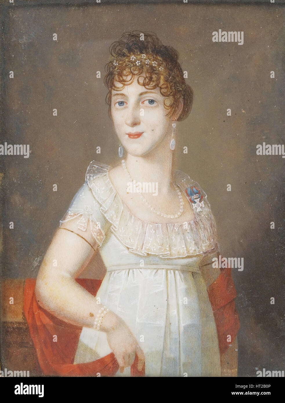 La duchessa Maria Elisabetta in Baviera (1784-1849), la Principessa di Wagram, c. 1810. Artista: Anonimo Foto Stock
