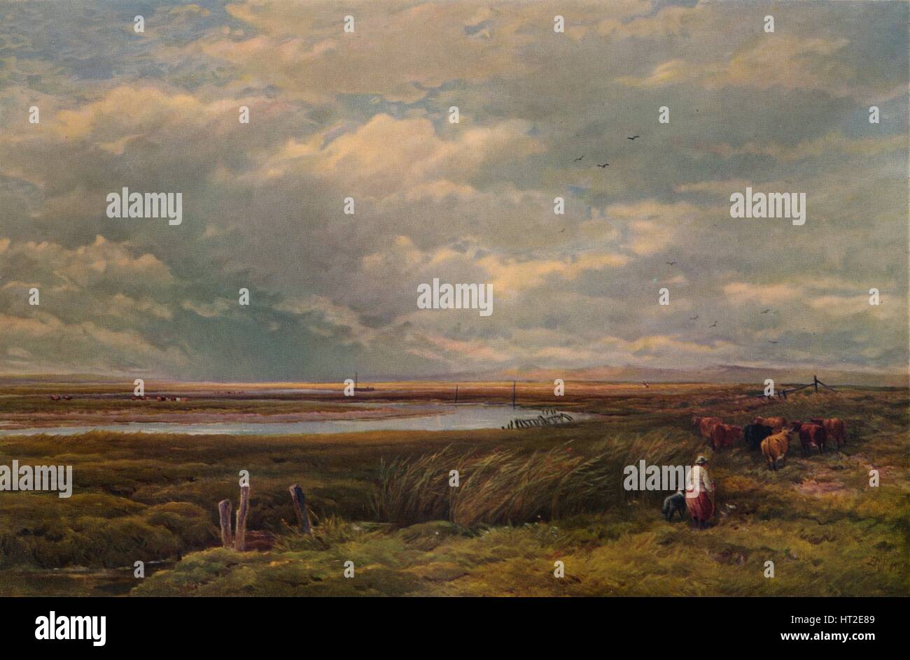 "Vicino a Blaenau Ffestiniog', 1883, (1938). Artista: Edmund Morison Wimperis. Foto Stock