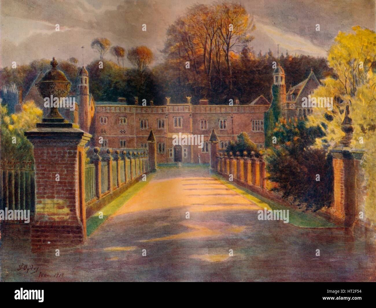 "Wotton House', 1911, (1914). Artista: James Ogilvy s. Foto Stock