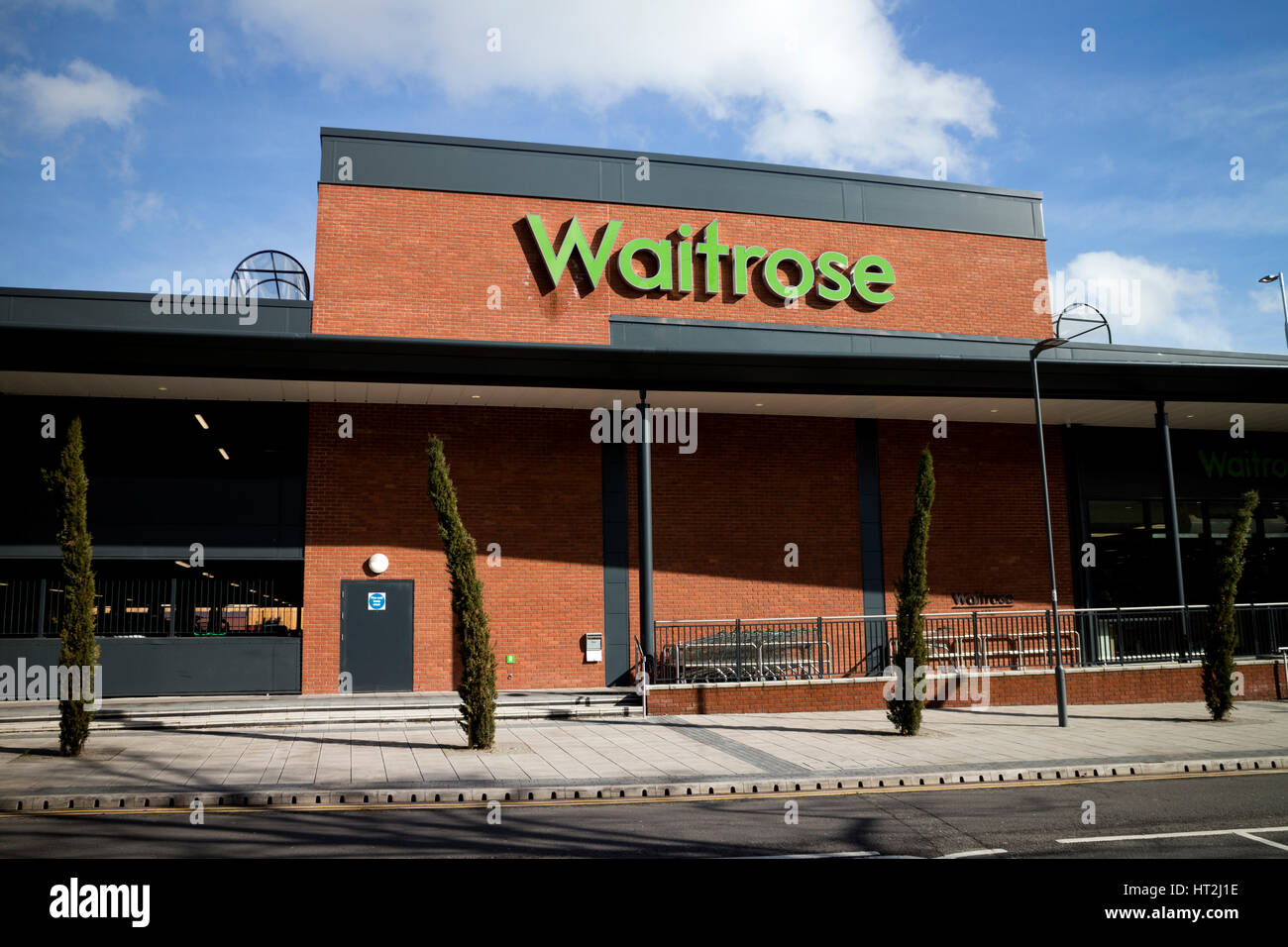 Il nuovo supermarket Waitrose, Solihull, West Midlands, England, Regno Unito Foto Stock