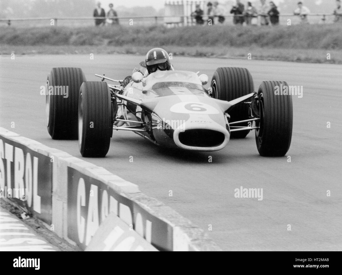 1967 Lotus 49, Graham Hill, British Grand Prix Artista: sconosciuto. Foto Stock