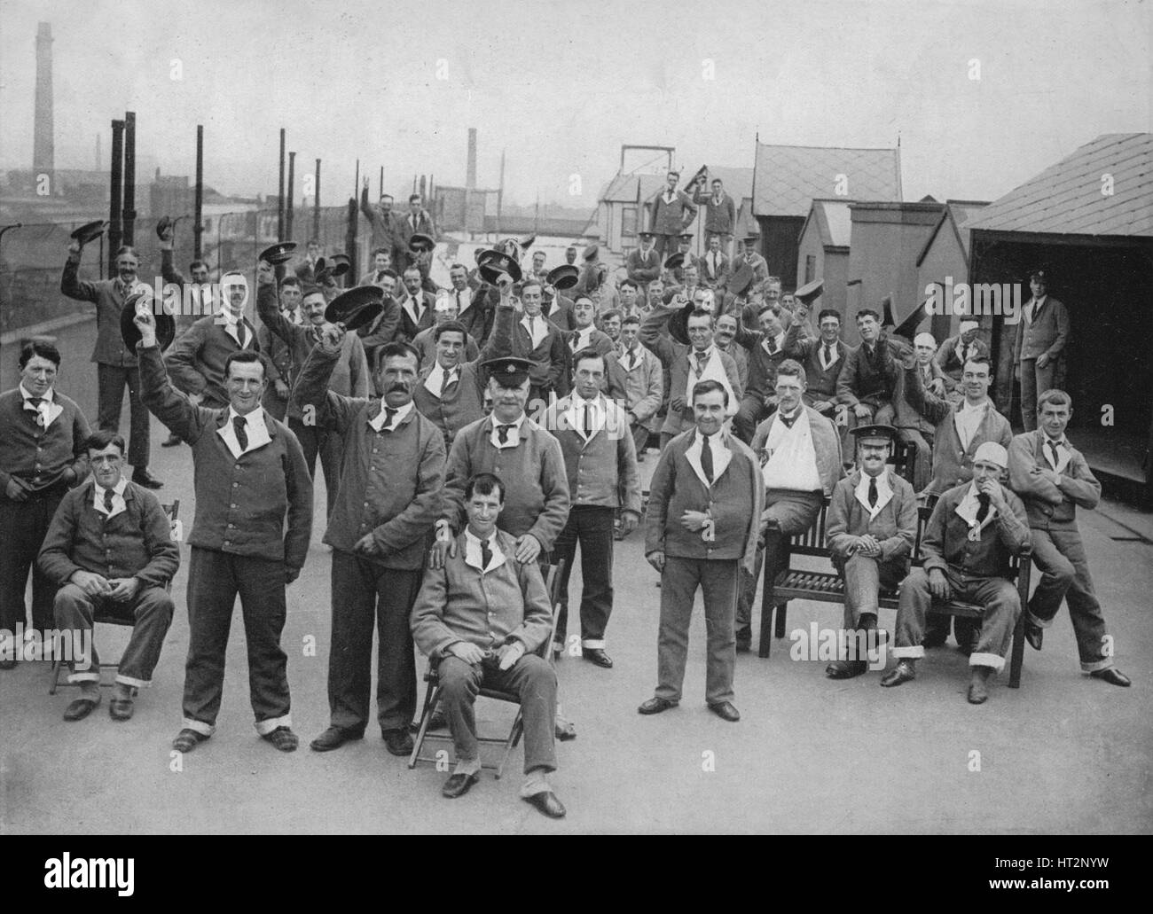 "Alcune delle nostre ferite degli eroi, c1917, (1917). Artista: sconosciuto. Foto Stock