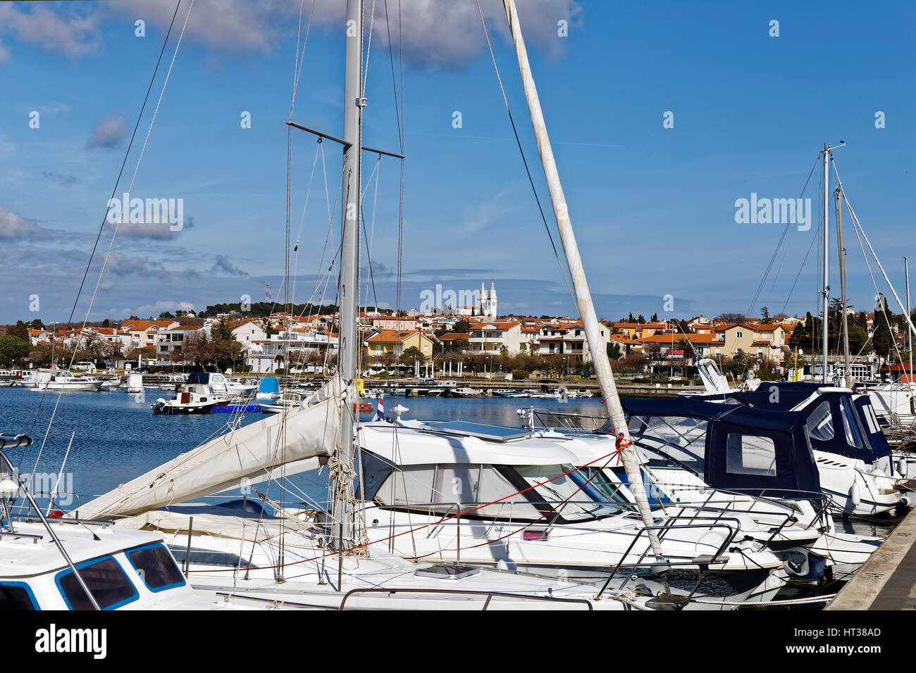 Dettaglio di Medulin, Croato luogo turistico in primavera il 3 marzo , 2017 Foto Stock