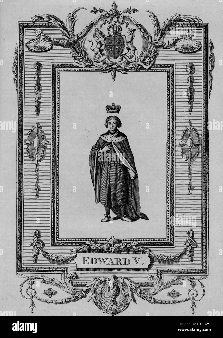 'Edward V', 1783. Artista: Alexander Hogg. Foto Stock