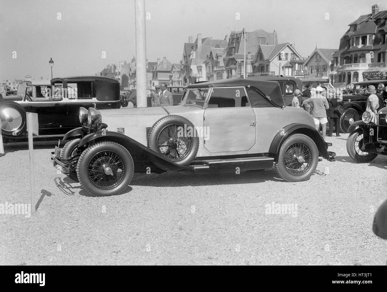 Invicta 2 porte drophead coupe al motore di Boulogne settimana, Francia, 1928. Artista: Bill Brunell. Foto Stock