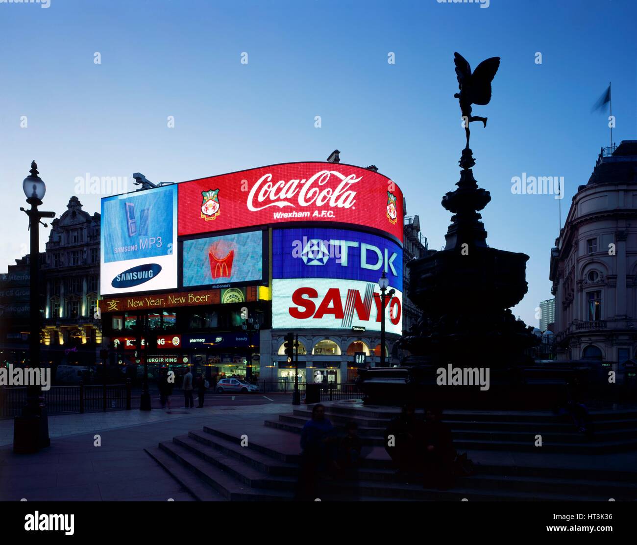 Piccadilly Circus, c1990-2010. Artista: Max Alexander. Foto Stock