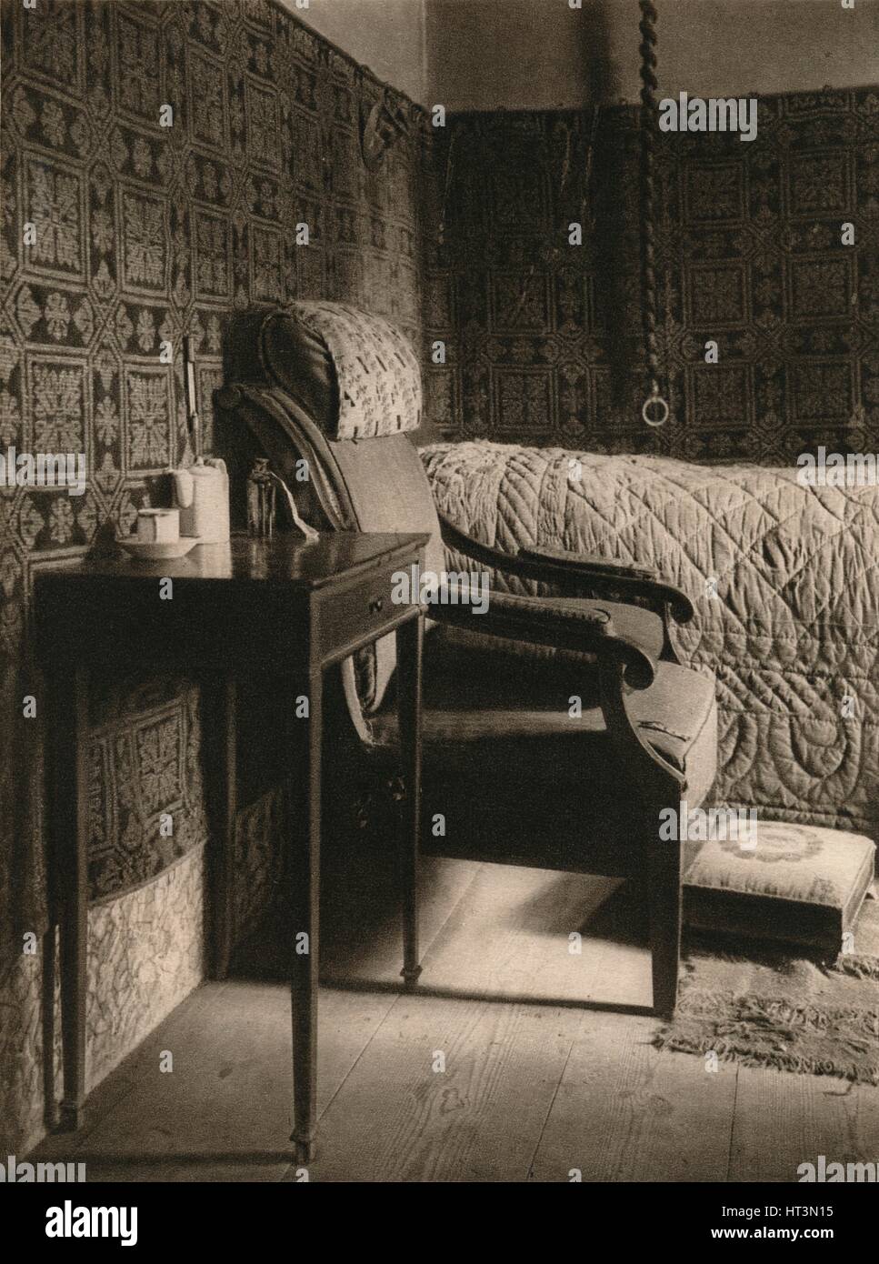 "Weimar. Goethe camera della morte", 1931. Artista: Kurt Hielscher. Foto Stock