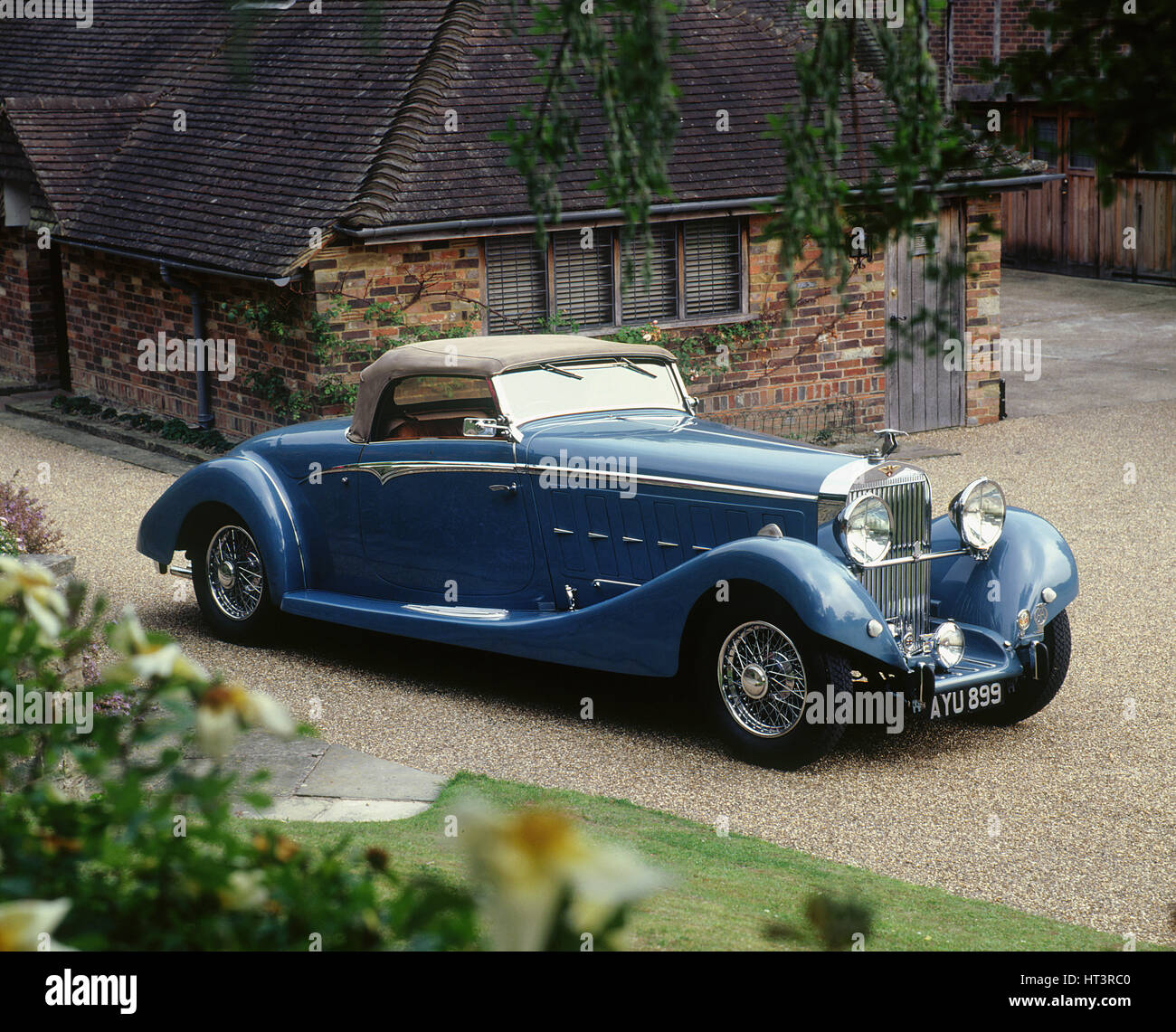 1934 Hispano Suiza tipo 68 Bis V12 convertibile: Artista sconosciuto. Foto Stock