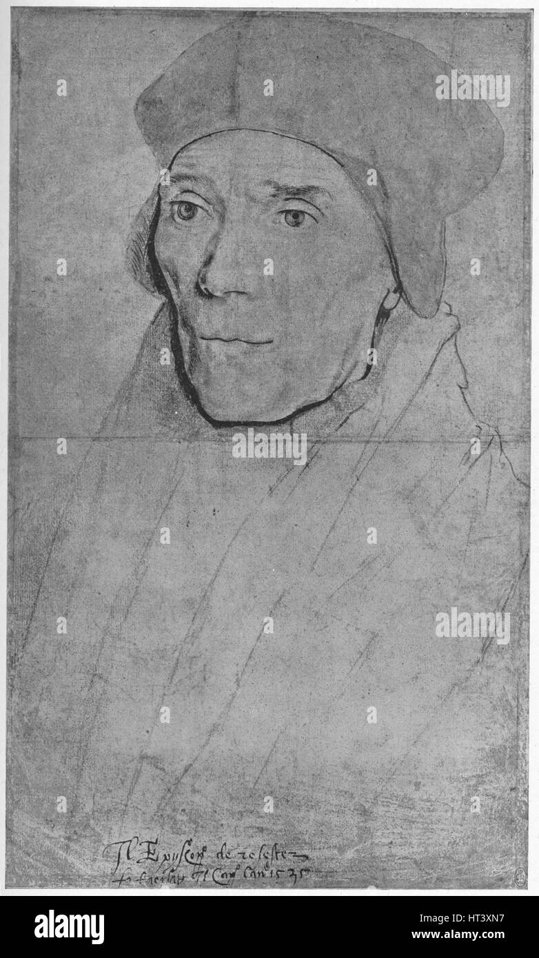 "Cardinale Fisher, Vescovo di Rochester', 1532-1534 (1945). Artista: Hans Holbein il Giovane. Foto Stock