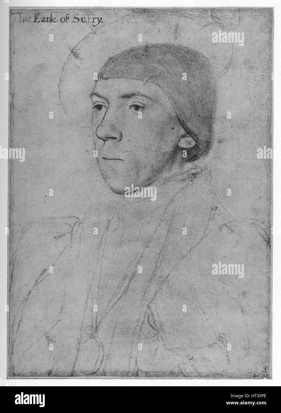 "Henry Howard conte di Surrey', c1533-1536 (1945). Artista: Hans Holbein il Giovane. Foto Stock
