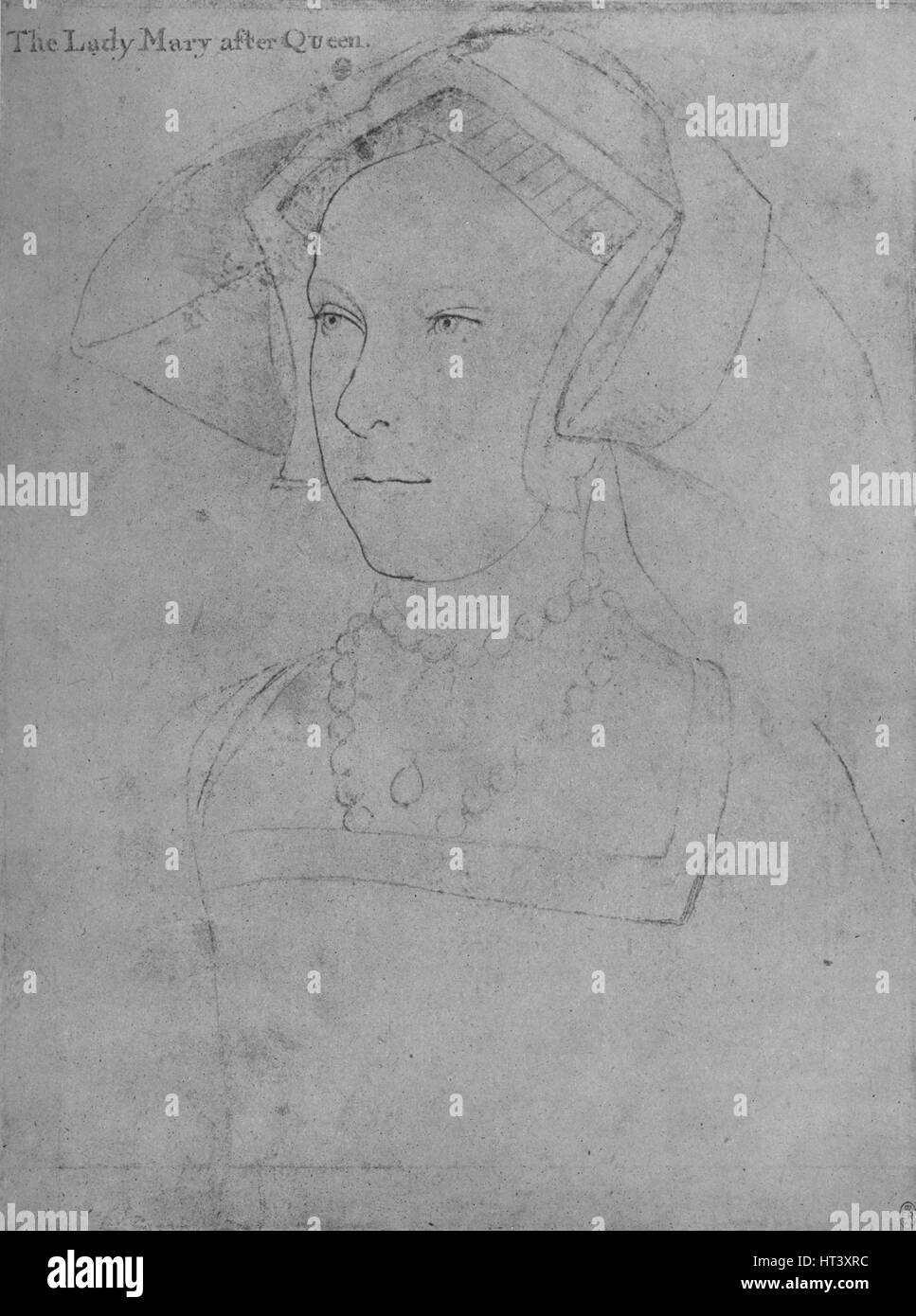 "La Principessa Maria', C1536 (1945). Artista: Hans Holbein il Giovane. Foto Stock