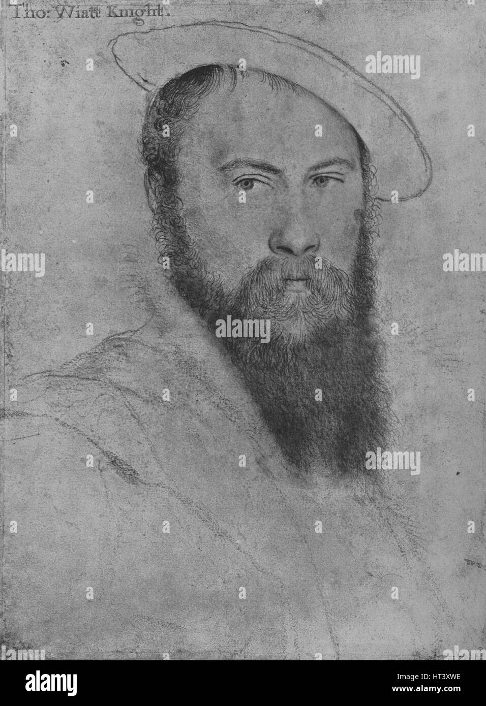 'Sir Thomas Wyatt', c1535-1537 (1945). Artista: Hans Holbein il Giovane. Foto Stock