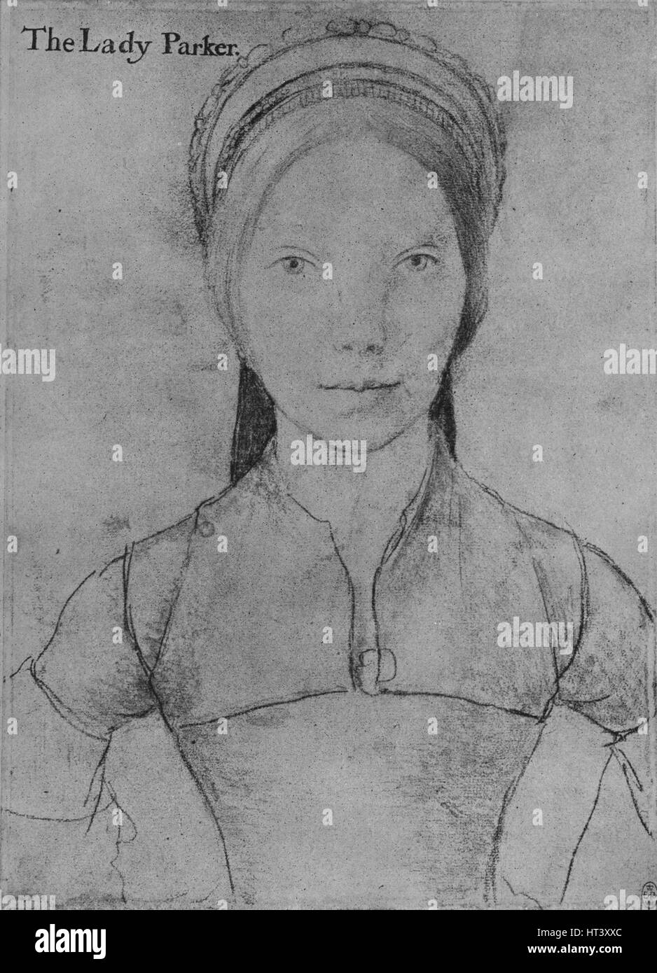 "Grazia, signora Parker', c1540-1543 (1945). Artista: Hans Holbein il Giovane. Foto Stock