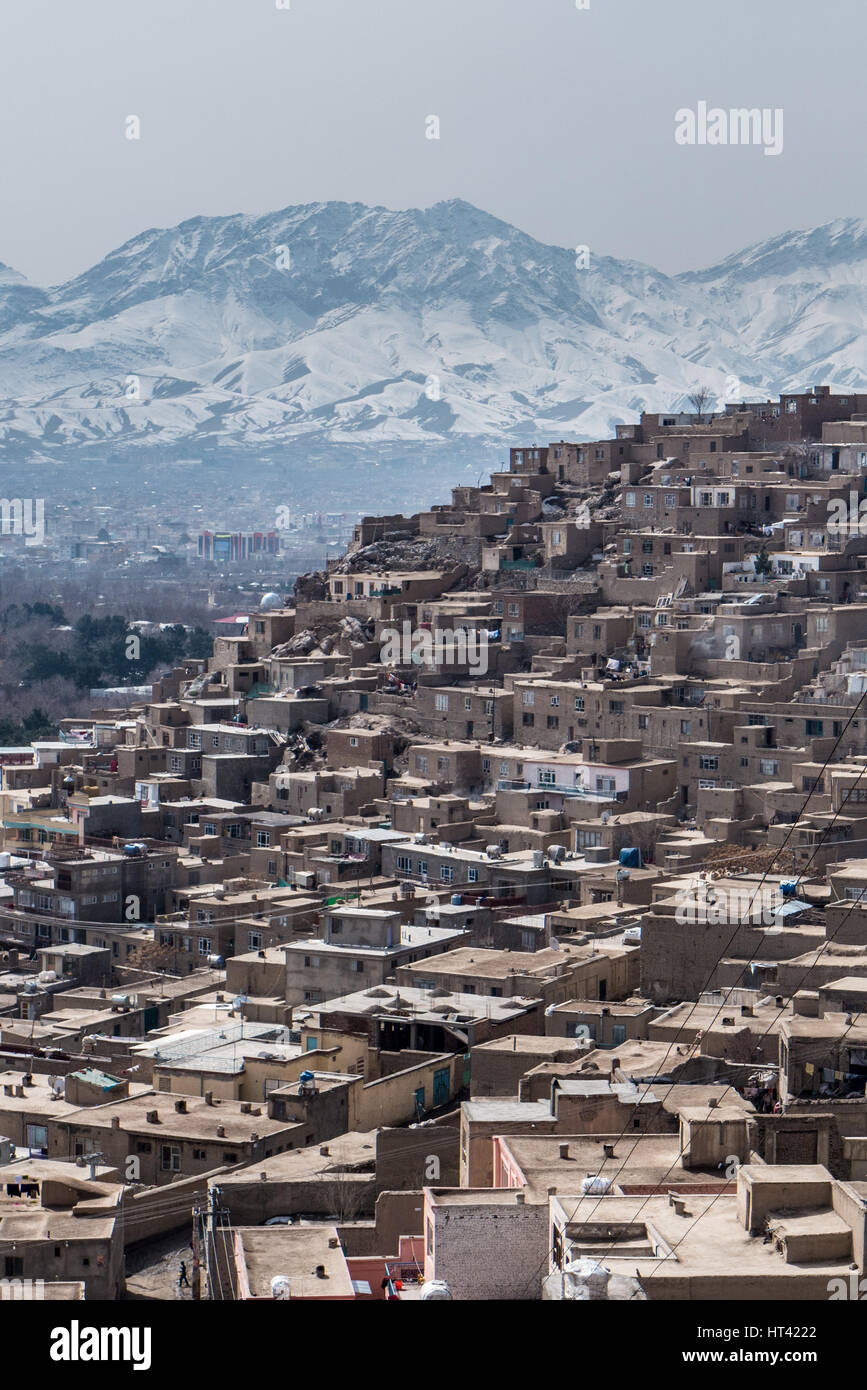 Kabul Street view, Kabul Foto Stock