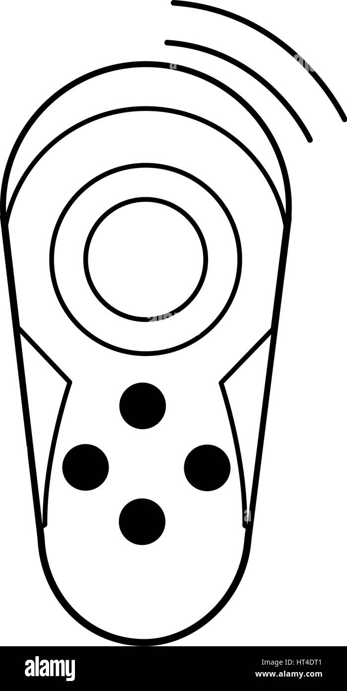 Il controller di gioco immagine dell'icona Illustrazione Vettoriale