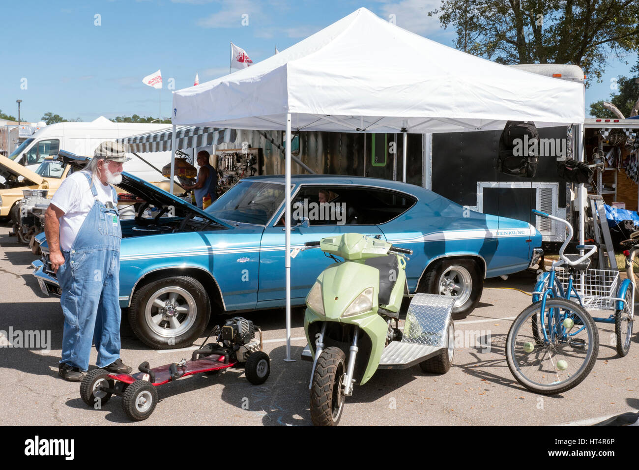 Crusin'The Coast hot rod festival sulla costa del Golfo del Mississippi USA 2016 Foto Stock