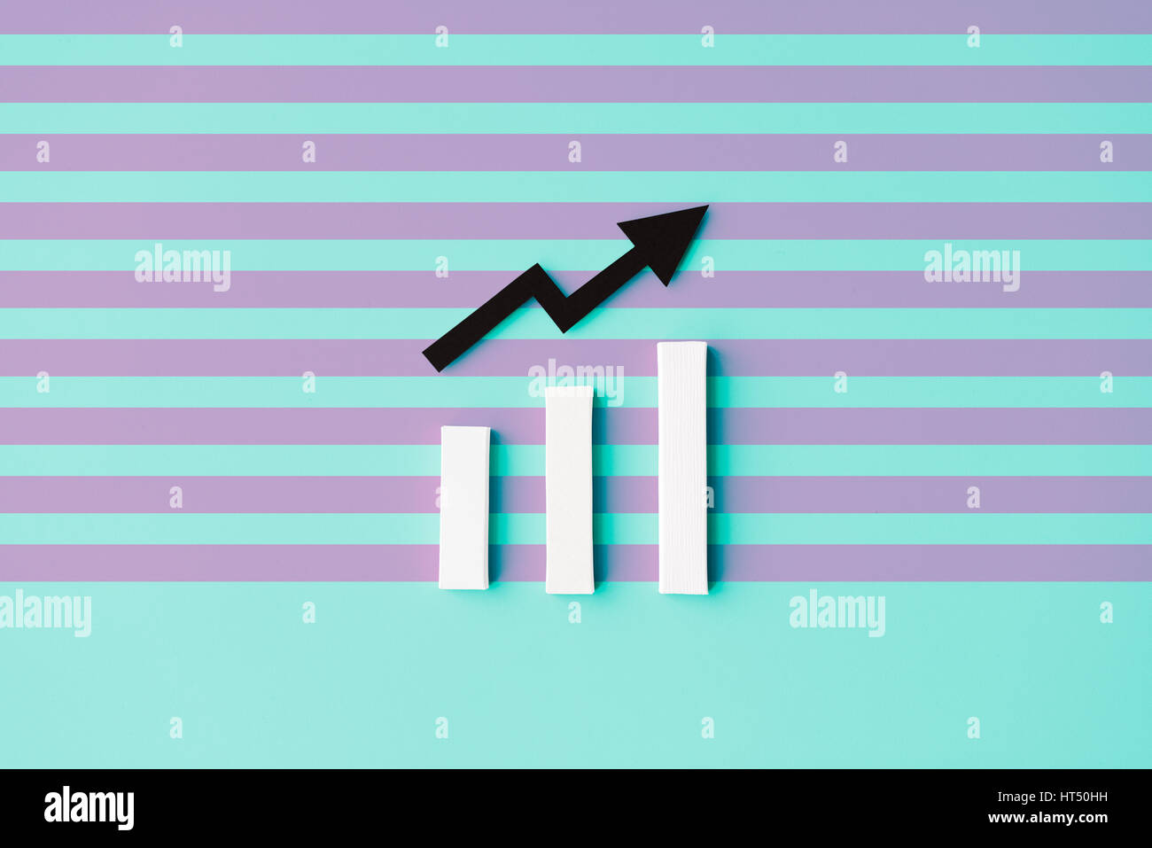 Statistiche Analisi strategia diagramma informazioni Concept Foto Stock