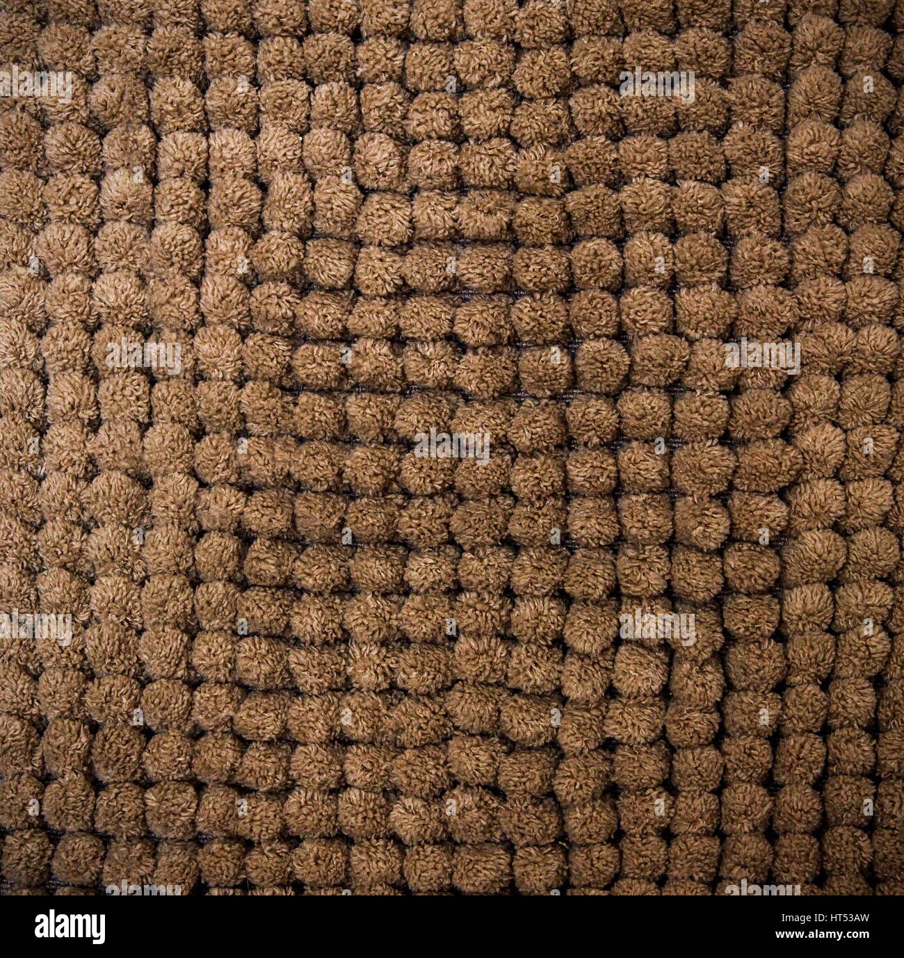 Marrone tappeto bagno texture di sfondo o Foto stock - Alamy