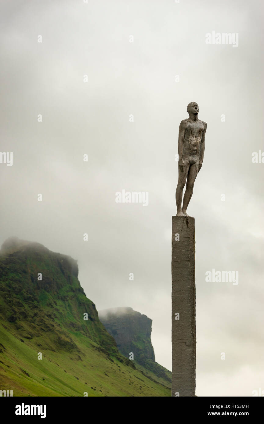 För / Viaggio, una scultura celebrare migliaia di anni di mare trading tra Islanda e Hull / Gran Bretagna da artista Steinunn Thorarinsdottir. Foto Stock