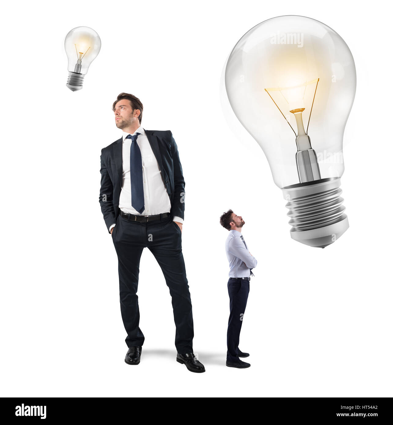 Grandi idee da piccoli imprenditori Foto Stock