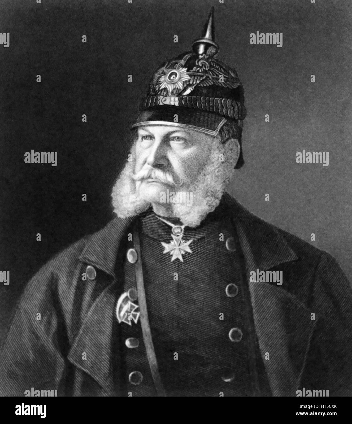 WILLIAM 1, Imperatore di Germania (1797-1888) Foto Stock